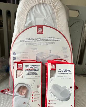 Culla Cocoonababy Red Castle + fodere e fascia