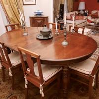 tavolo pranzo allungabile con sei seggiole