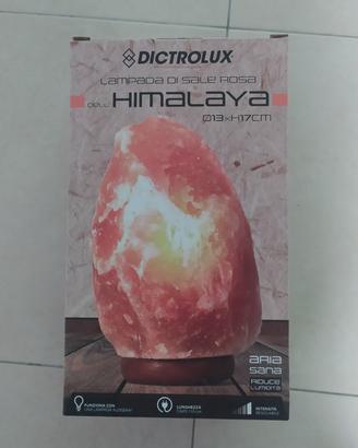 Lampada di sale rosa dell'Himalaya