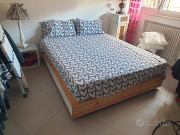 Letto matrimoniale Bianco MANDAL IKEA 