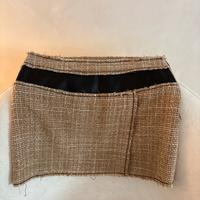 Gonna Pinko inverno inserto pelle