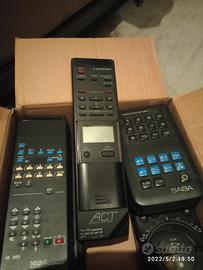 Telecomandi vintage per TV e VCR