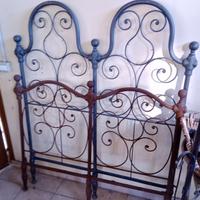 letto ferro battuto 