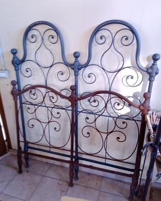 letto ferro battuto 