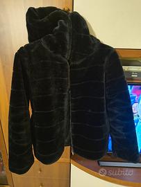 pelliccia ecologica nera