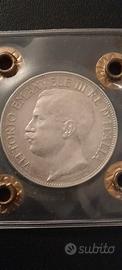 2 lire vittorio emanuele III  1911 periziata spl/f