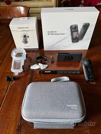 Insta 360 x5 Pack base + case subaqueo