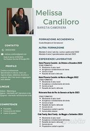 Barista e cameriera si propone