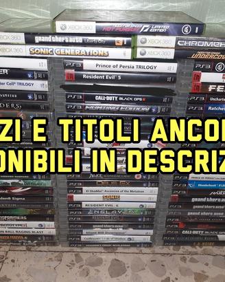 Giochi per Playstation 3 e XBOX 360