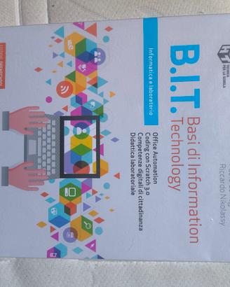 Libro Informatica B.I.T. Hoepli -COME NUOVO + COD
