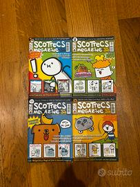 Primi 4 numeri Scottecs Megazine + Evviva