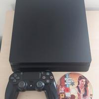PS4 Slim 1TB con controller, cavi e gta 5 