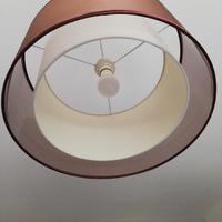Lampadario in tessuto