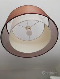 Lampadario in tessuto