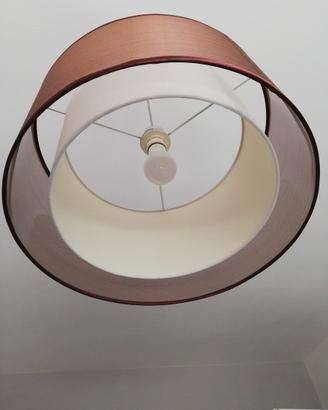 Lampadario in tessuto