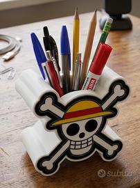 Portapenne da scrivania One Piece