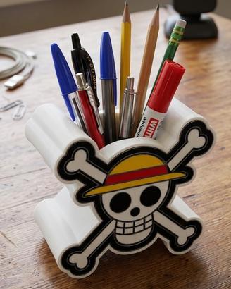 Portapenne da scrivania One Piece