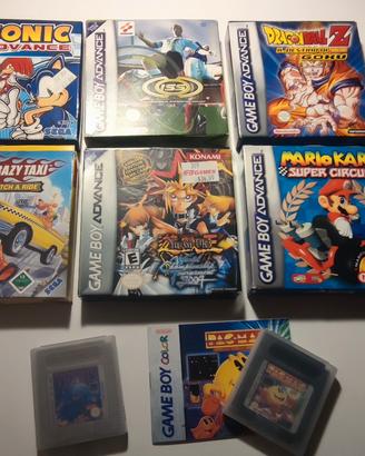 Lotto Giochi Game Boy Advance GBA e Color CIB