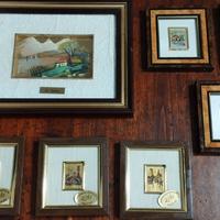 Quadri dipinti su foglia d' oro