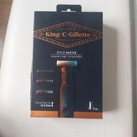 king c. gillette kit regolabarba uomo rasoio elett