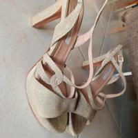 scarpe dorate Albano