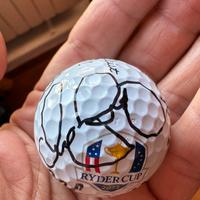 Pallina golf originale Ryder Cup 2023 autografata