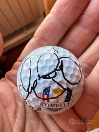 Pallina golf originale Ryder Cup 2023 autografata