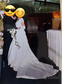 Vestito Da Sposa con guanti