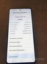 Samsung Galaxy A52s 5G 128GB Black - Perfettamente