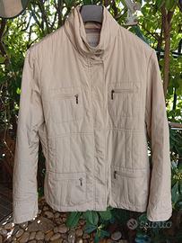 GEOX - giacca donna collo alto tg 48 colore beige