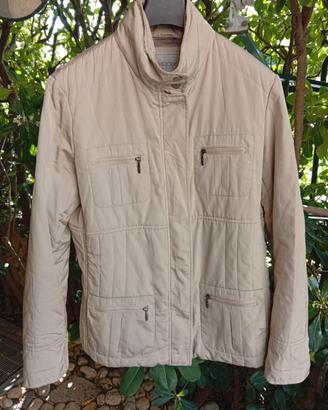 GEOX - giacca donna collo alto tg 48 colore beige