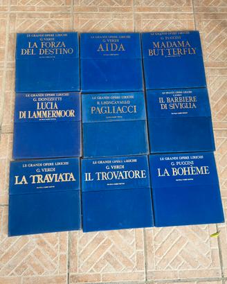 9 opere "Le Grandi Opere Liriche ", con vinili +++