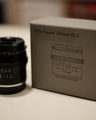 TT Artisan 50mm f1.2 ttartisan fuji Fx fujifilm X