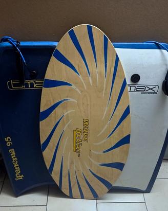 2 Bodyboard Bmax Ipanema 95 + Skimboard Wave Rebel
