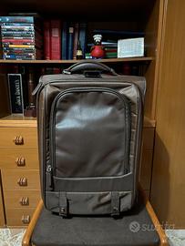 Trolley 24/48 ore con inserti in pelle