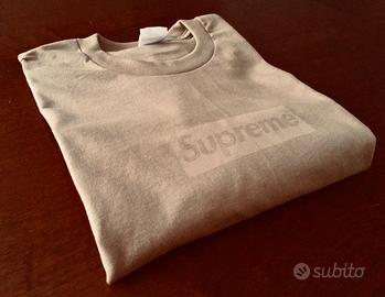 Supreme Tonal Box Logo Khaki Tshirt