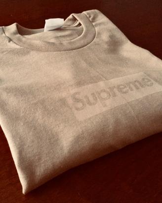 Supreme Tonal Box Logo Khaki Tshirt