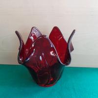 Vaso  Vetro Murano - Art Glass Acid Murrine - 1950