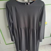 Vestito elegante nero sartoriale 