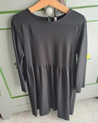 Vestito elegante nero sartoriale 