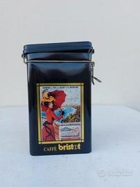 Scatola in latta vintage Caffè Bristot