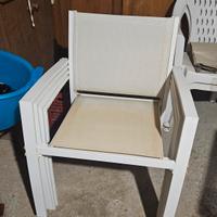 set giardino 4 sedie + 2 tavoli 