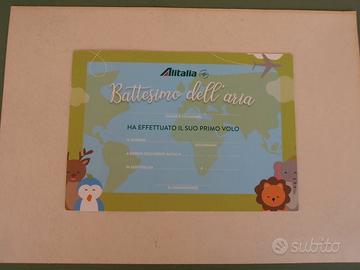 ALITALIA - BATTESIMO DELL'ARIA