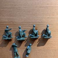 Lotto di 6 soldatini Plastica anni 70