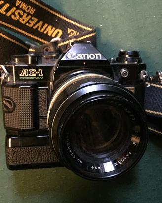 Canon AE1 con  105 mm 2,8,  500 mm catadiottrico