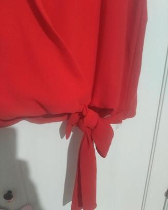 Casacca rossa ZARA BASIC, taglia M