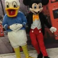 Mascotte paperino e topolino