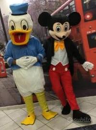 Mascotte paperino e topolino