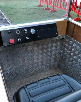 Trenino elettrico su rotaia per parchi, miniere