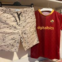 Pantaloni e maglia da calcio per ragazzo